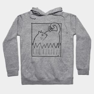 Badly Drawn Lucky cat Hoodie